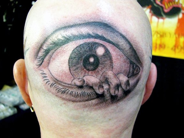 Kiek kraupokos akių tatuiruotės ant kūno (foto)