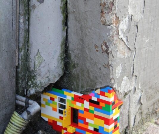 Lego kaladėlių žaidimai mieste