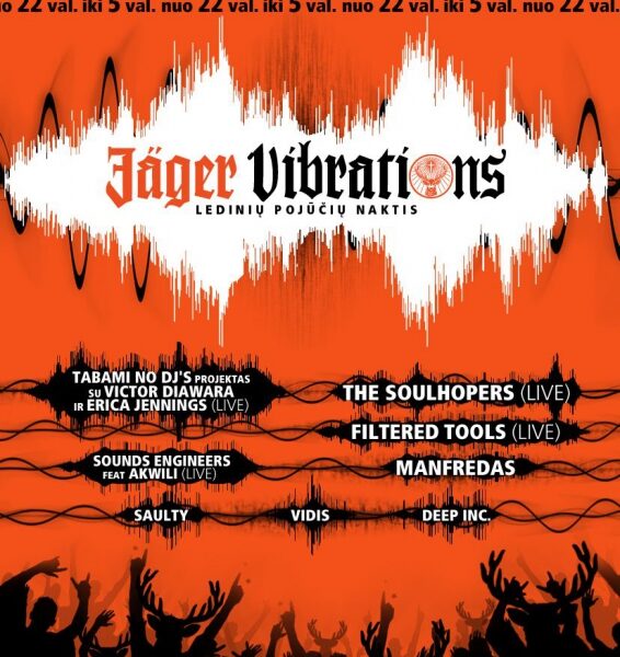 Ledinių pojūčių naktis „JӒGER VIBRATIONS“ sudrebins Klaipėdos uostą