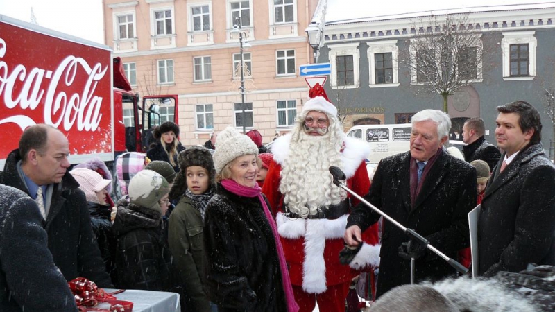 Tradicinis Kalėdų karavanas leidosi į kelionę