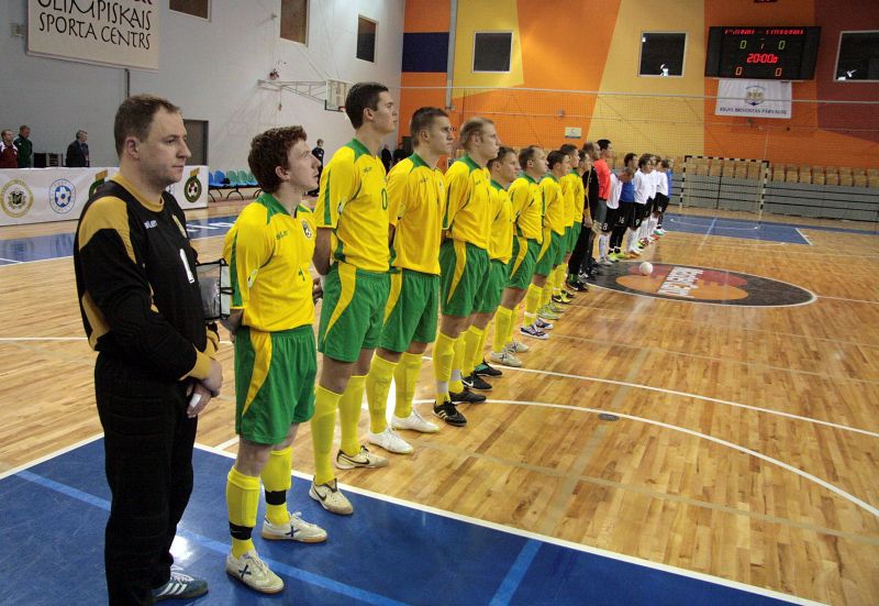 Lietuvos salės futbolo rinktinė Baltijos taurės varžybose įveikė Estiją