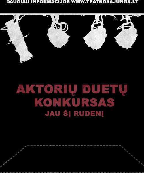 Teatro sąjunga skelbia dalyvių registraciją į aktorių duetų konkursą