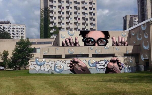 Festivalio „Vilnius Street Art“ metu kuriama vieša erdvė kultūringai gatvės kultūrai Saulėtekyje