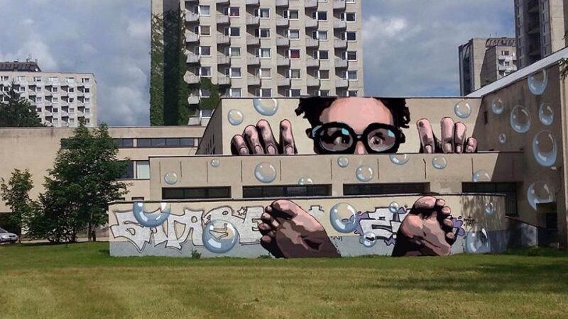 Festivalio „Vilnius Street Art“ metu kuriama vieša erdvė kultūringai gatvės kultūrai Saulėtekyje