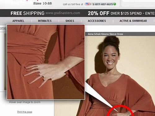 Dar vienas „Photoshop“ skandalas: modeliai tampa išsigimėliais (Foto)