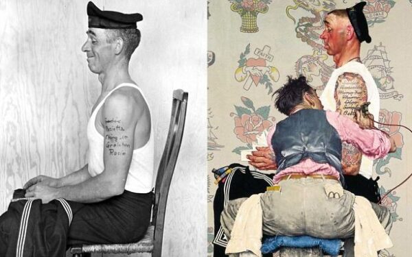 Atskleista: garsų iliustratorių R. Rockwellą įkvėpė fotografijų mozaika