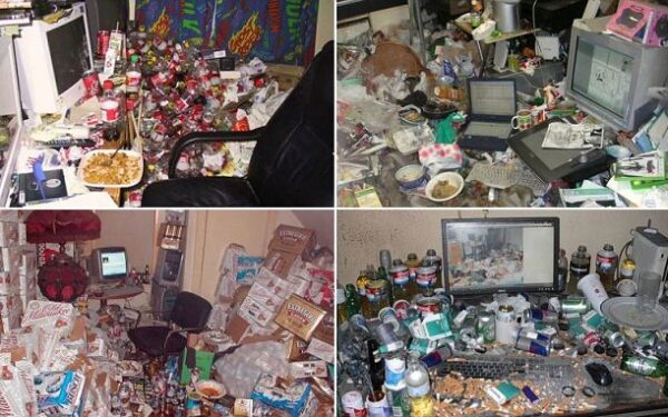 Kai darbo vieta tampa kiaulide: labiausiai apleisti namų ofisai (foto)