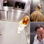 Žiaurūs slaptos kameros pokštai: užstrigę lifte su vaiduokliška mergaite (video)