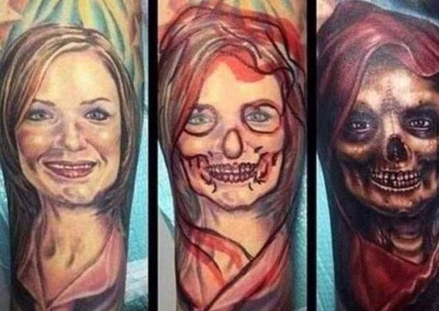 Ji man mirusi: „patobulinta“ buvusios mylimosios tatuiruotė (foto)