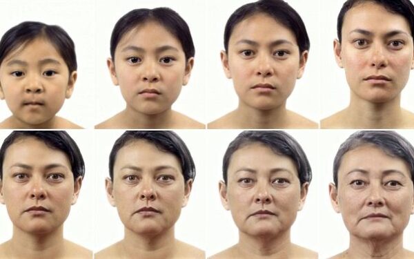 Iš mažos mergaitės į seną moterį – per 5 minutes (video)