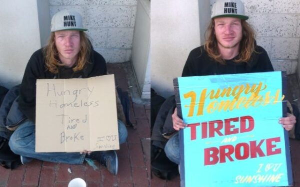 Širdį virpinantis projektas: naujas dizainas benamių lentoms (foto)