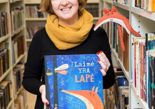 Lapė atnešė laimę iliustruotojai Aušrai Kiudulaitei
