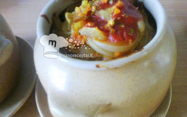 Čenachai, pagardinti obuolių sultimis