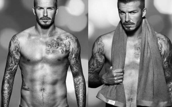 Naujoje fotosesijoje apsinuoginęs D. Beckhamas linki linksmų šv. Kalėdų (foto, video)