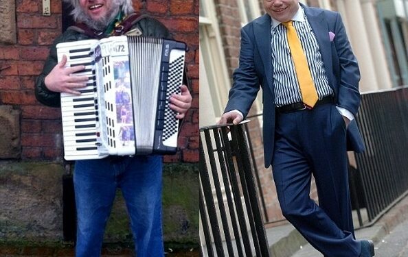 Ekstremalūs pokyčiai: iš benamio akordeonisto – į stilingą garsenybę (foto)
