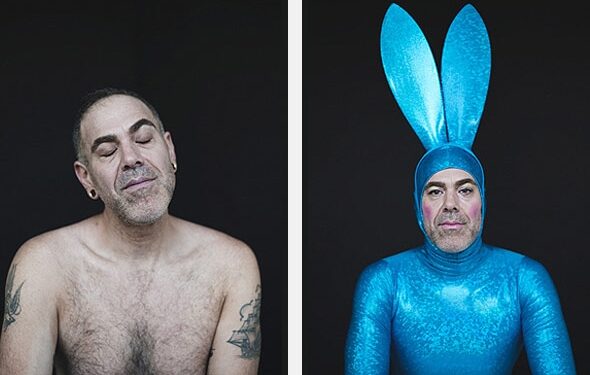 Du skirtingi burleskos šokėjų „veidai“ – nuogi ir su pasirodymų kostiumais (foto)