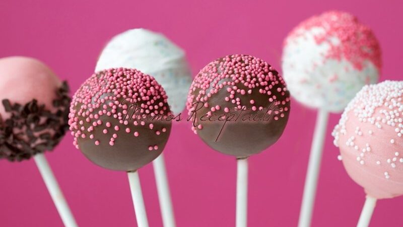 Cake candy pops