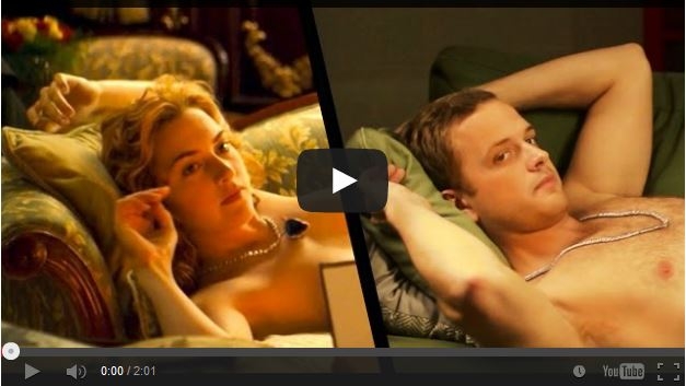 Jei žymiuose filmuose moterų vaidmenis būtų atlikę vyrai... (video)