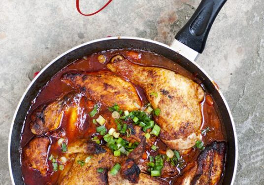 Vištiena su rūkytomis paprikomis