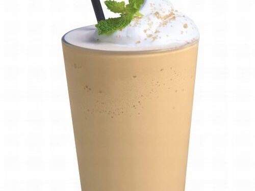 Mėtinė kava su grietinėle