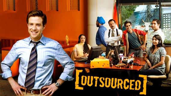 „Outsourced“ –  juokingas