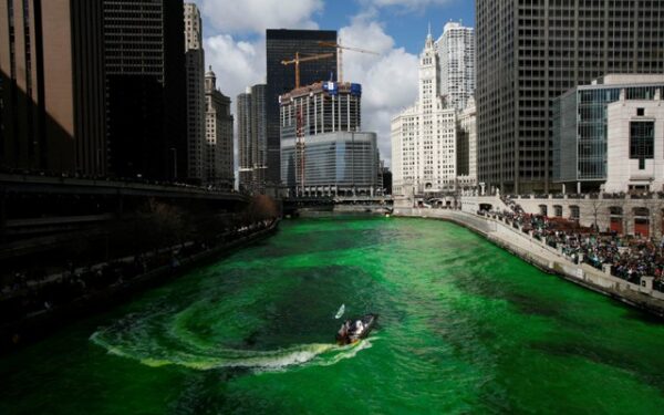 Šv.Patriko garbei Vilnelė taps žalia