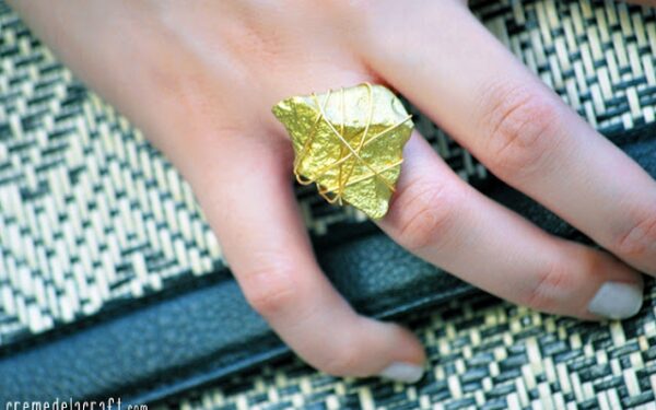 Pasidaryk pats. Žiedas su akmenėliu