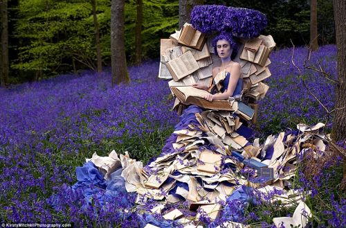 Fantastinį fotografijų ciklą Kirsty Mitchell inspiravo mamos pasakos