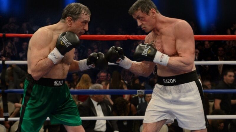 Sportiškoje komedijoje „Didžioji kova“ galinėsis nebe jaunuoliai R. De Niro ir S. Stallone