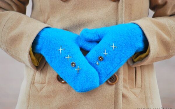 Pasidaryk pats. Pirštinės iš seno megztinio