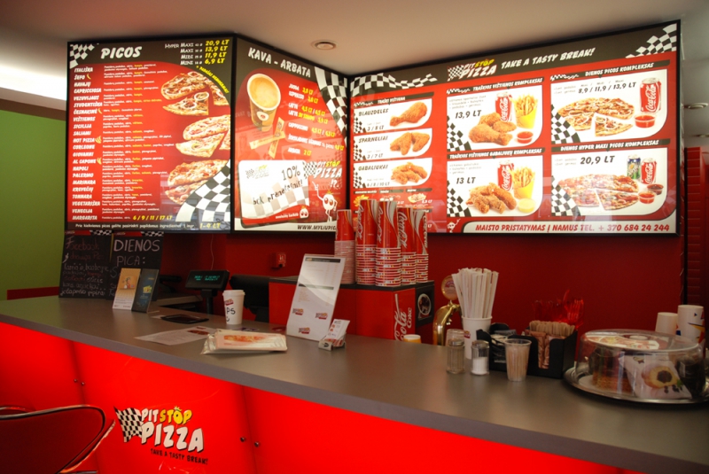 „Pitstop Pizza” – raudona gaiva pačiame Vilniaus centre