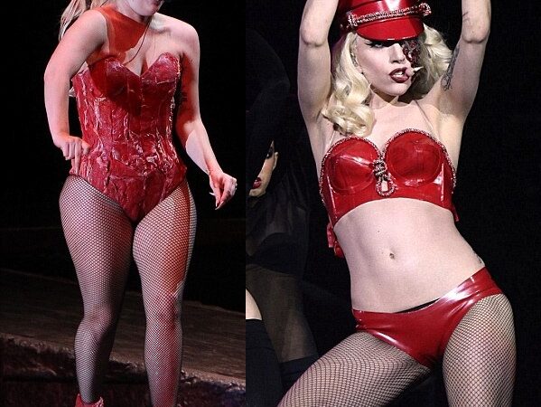 Lady Gaga slepia suapvalėjusias kūno formas
