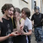 „Tolerancija“: kadrai iš „Gay Pride'2013“ Rusijoje (foto)