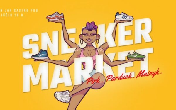 Kedų mugė prie Baltojo tilto – „Sneaker Marker“. Pirk. Parduok. Mainyk