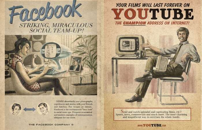 „Facebook“, „Twitter“ ir kt. socialinių tinklų reklama 7-ame dešimtmetyje