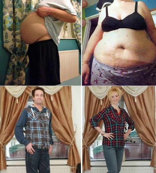 Dviguba sėkmė: pora atsikratė daugiau nei 100 kilogramų (foto)