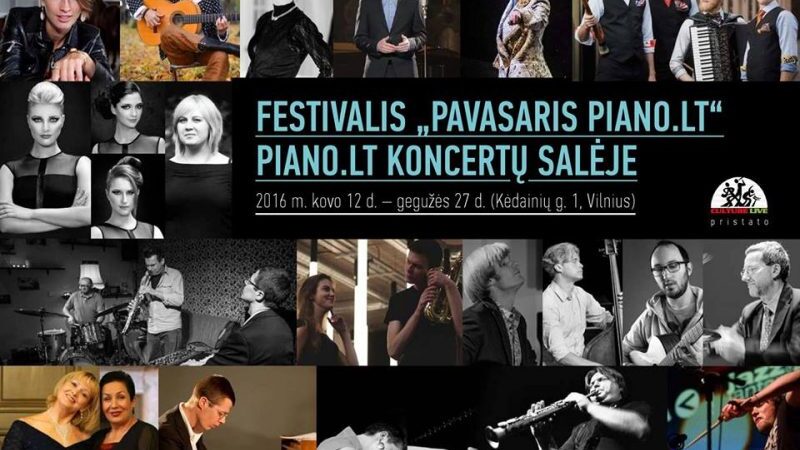 Pavasarinis antidepresantas – gyva muzika PIANO.LT koncertų salėje