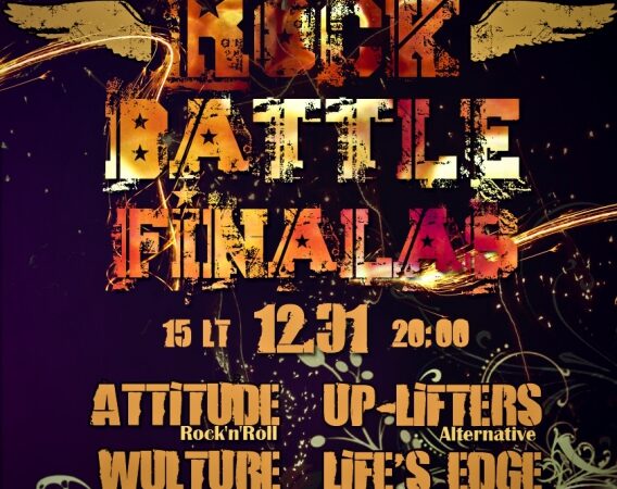 „Metro rock battle“ finalas – Naujųjų metų išvakarėse
