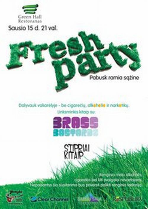 "Fresh Party" – blaiviausias metų renginys