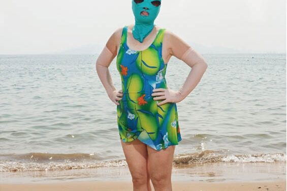 Nauja paplūdimio mada – veido kaukės. Pasiduosit? (foto)