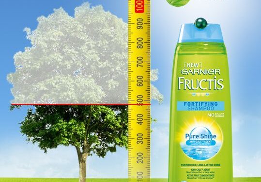 1000 medelių Lietuvai dovanoja „Fructis Pure Shine“