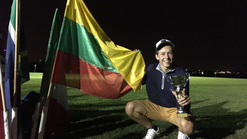 Izraelio atvirame golfo turnyre – įspūdingas šešiolikmečio lietuvio pasirodymas