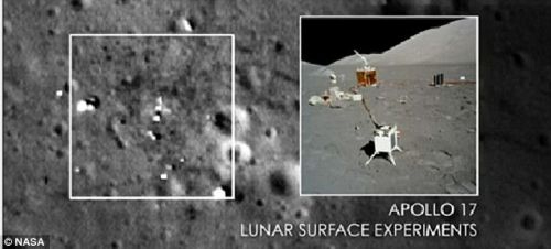 NASA pateikia įrodymus apie žmogaus nusileidimą Mėnulyje (Foto