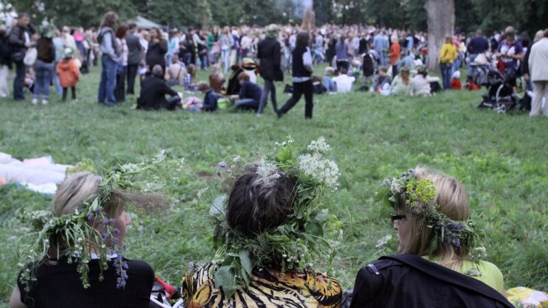 Verkių regioniniame parke – Joninių-Rasų laužai ir burtai (Foto)