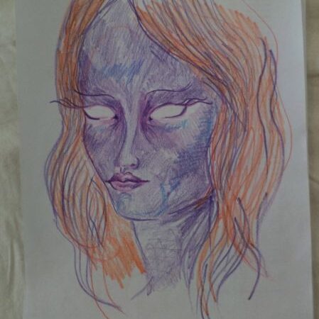 Mergina nupiešė 11 autoportretų apsvaigusi nuo LSD (foto)