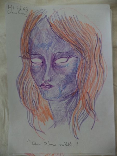 Mergina nupiešė 11 autoportretų apsvaigusi nuo LSD (foto)
