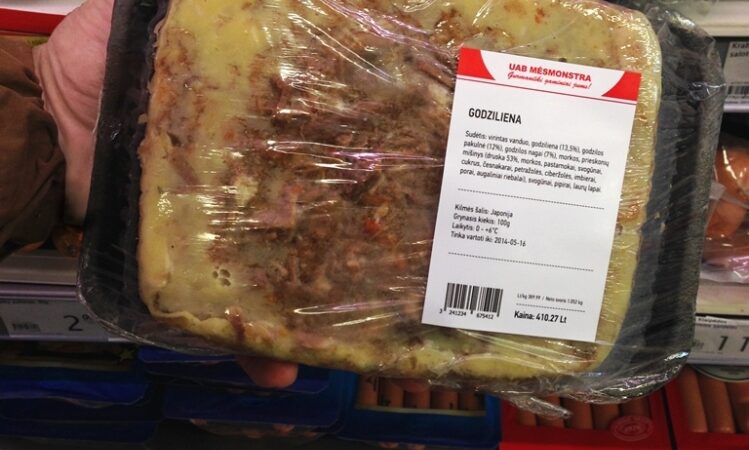 Mūsų šalies parduotuvėse pasirodė godziliena