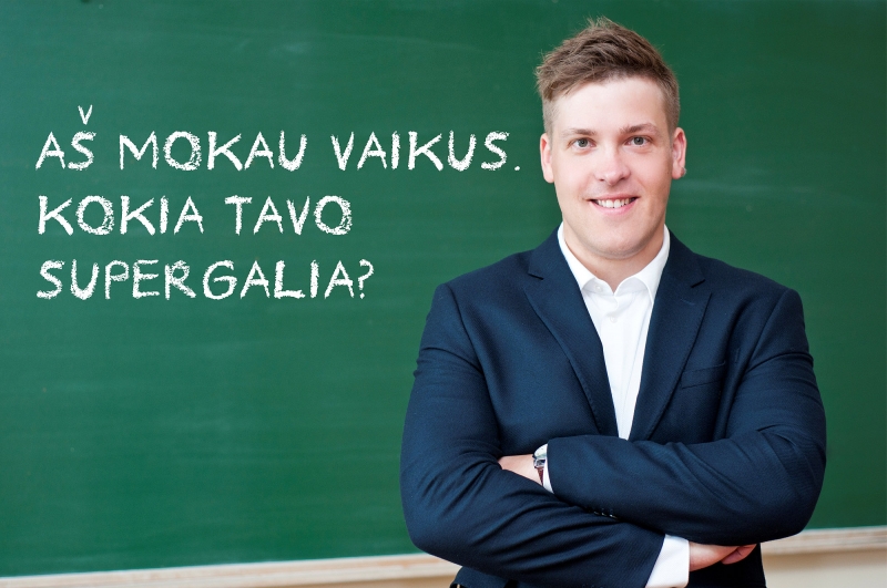 Jaunas pedagogas Gražvydas Kaškelis: „Mokytojo indėlis į visuomenės gerovę yra milžiniškas“