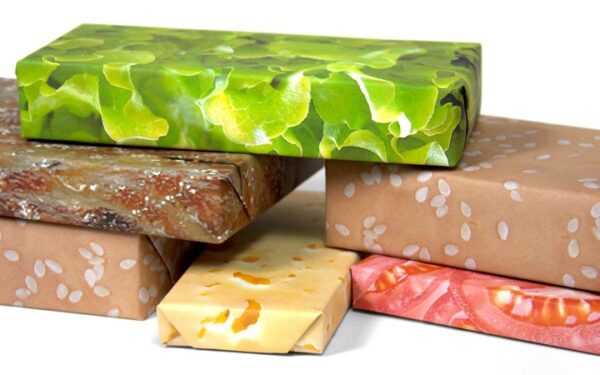 Daiktų pusryčiai. Apetititą žadinantis dovanų popierius (foto)