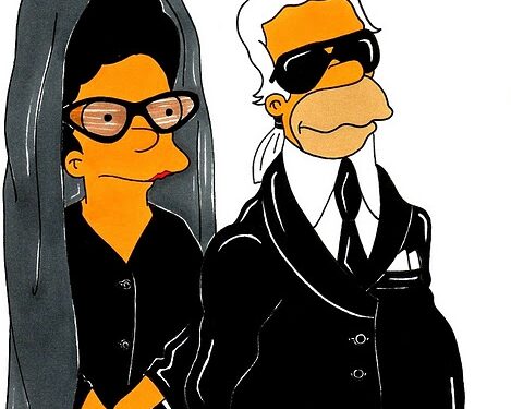 Karlas Lagerfeldas ir Anna Wintour tapo Simpsonais
